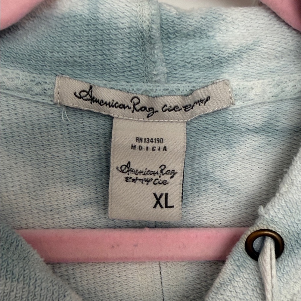 American Rag Blue Tie-Dye Hoodie - Picture 3 of 5